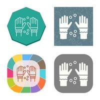 Winter Gloves Vector Icon