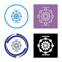 Automated Process Vector Icon