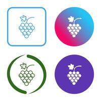 Grapes Vector Icon