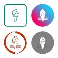 icono de vector de helado