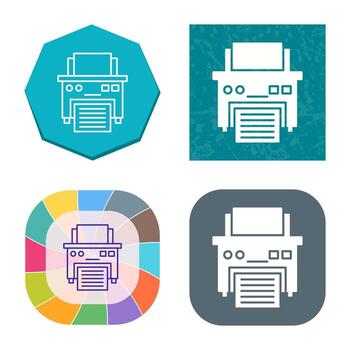 icono de vector de impresora