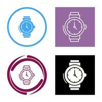 icono de vector de reloj de pulsera