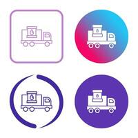 Fuel Truck Vector Icon