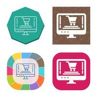 Online Shopping Vector Icon