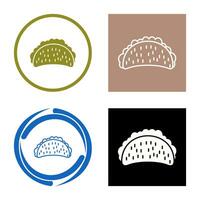 icono de vector de tacos