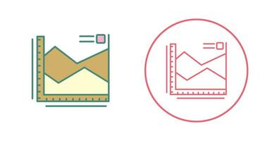 Spline Chart Vector Icon