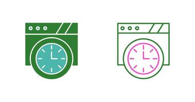 Wall Clock Vector Icon