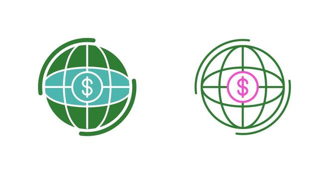 icono de vector de globo