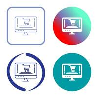 Online Shopping Vector Icon