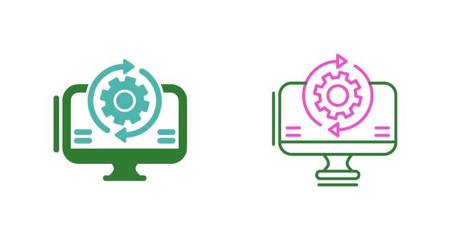 Synchronization Vector Icon