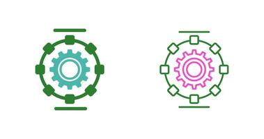 Automated Process Vector Icon