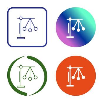 icono de vector de péndulo