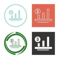 icono de vector de gráfico