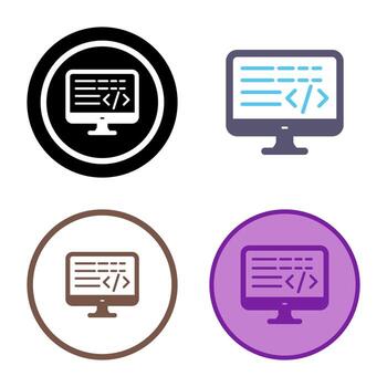Coding Vector Icon