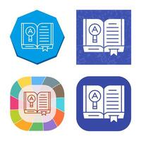 Open Book Vector Icon