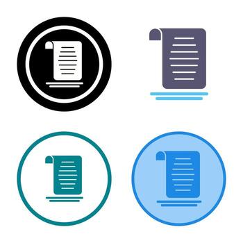 Document Vector Icon