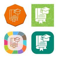 icono de vector de graduación