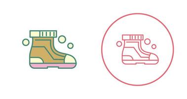 Ski Boots Vector Icon