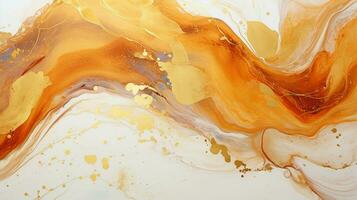AI generated Luxury Abstract Marble Texture Background, Creative multicolored Painted waves ink Technique photo