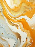 AI generated Luxury Abstract Marble Texture Background, Creative multicolored Painted waves ink Technique photo