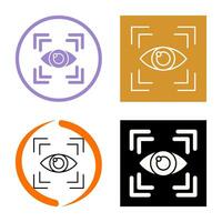 Eye Scan Vector Icon