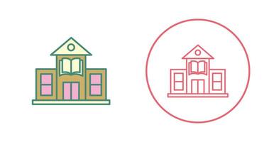 Library Building Vector Icon