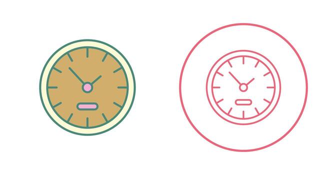 icono de vector de reloj