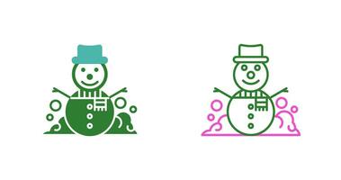 Snowman Vector Icon