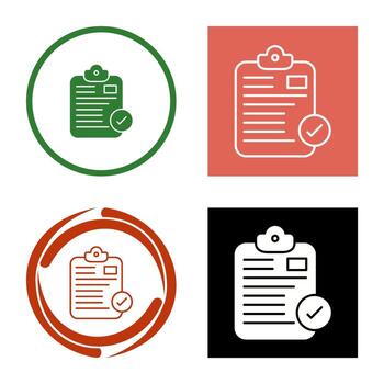 Secure Notepad Vector Icon