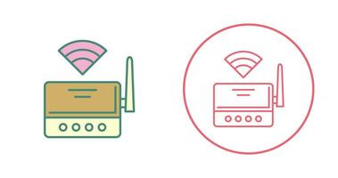 icono de vector de enrutador wifi