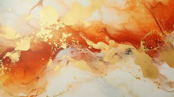 AI generated Luxury Abstract Marble Texture Background, Creative multicolored Painted waves ink Technique photo