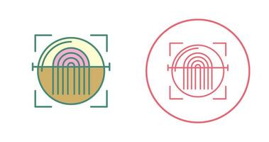 Fingerprint Scanner Vector Icon