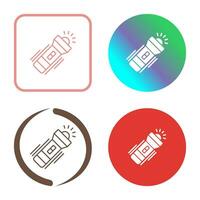 icono de vector de linterna