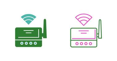 icono de vector de enrutador wifi