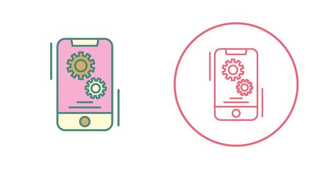 icono de vector de configuración