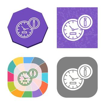 icono de vector de reloj