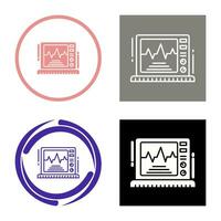 Ekg Monitor Vector Icon