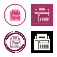 Fax Machine Vector Icon