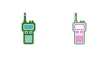 icono de vector de walki talkie