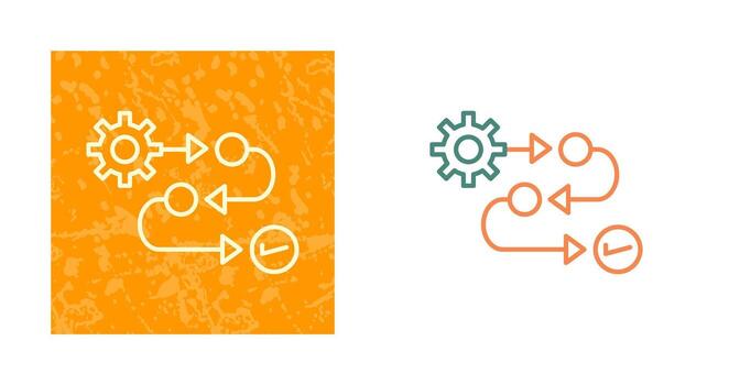 icono de vector de proceso