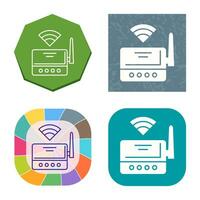 icono de vector de enrutador wifi