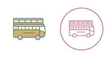 Double Bus Vector Icon