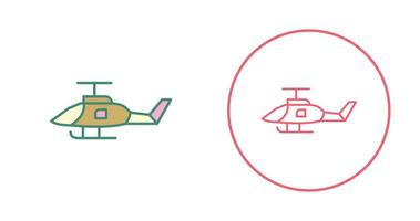 Military Helicopter Vector Icon