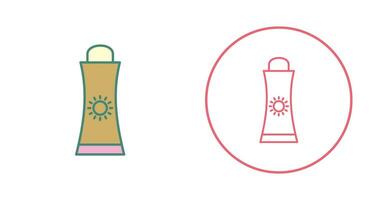 Sunblock Cream Vector Icon