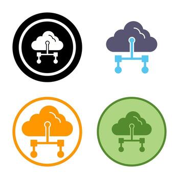 Internet Cloud Vector Icon