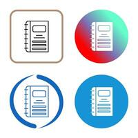 Notebook Vector Icon