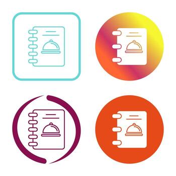 icono de vector de menú