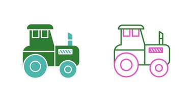 icono de vector de tractor