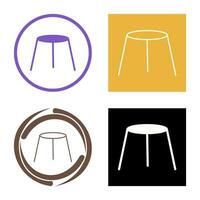 Unique Stool Vector Icon