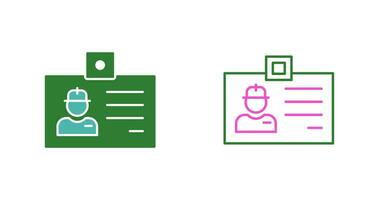 Identity Card Vector Icon